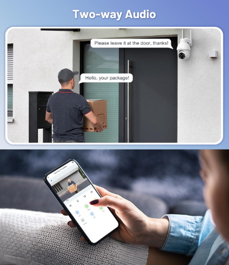 2K Security Camera Outdoor